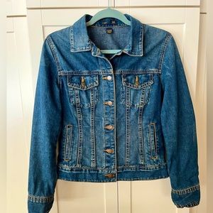Dark Washed Denim Jacket by J. Crew